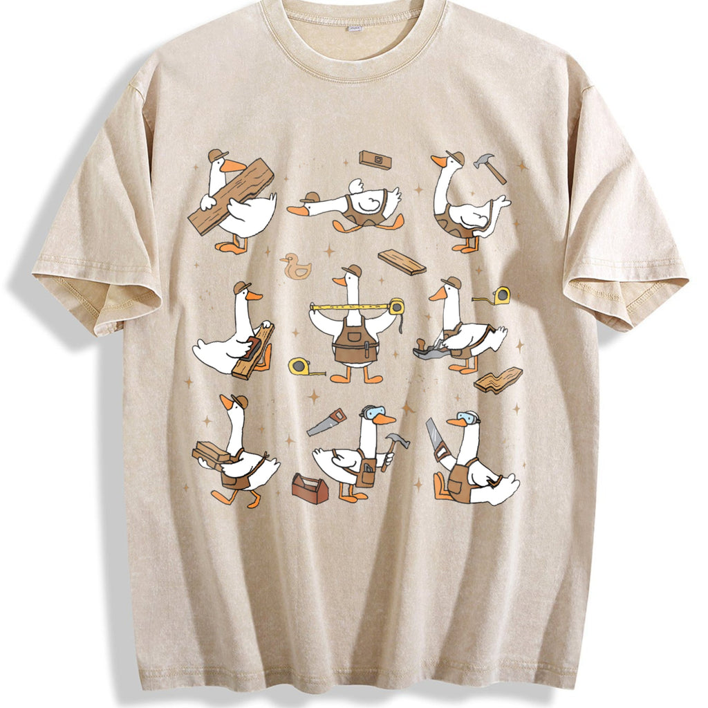 Silly Goose Woodworking Vintage Washed T-Shirt product image 1