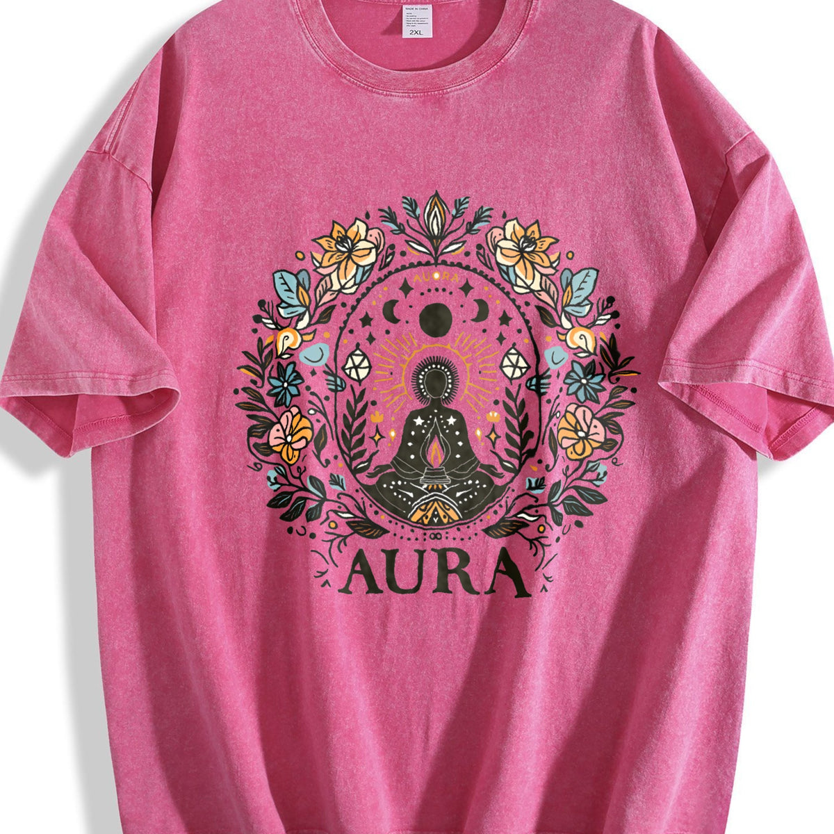 Summer A Bohemian Floral Vintage Washed T-Shirt product image 7