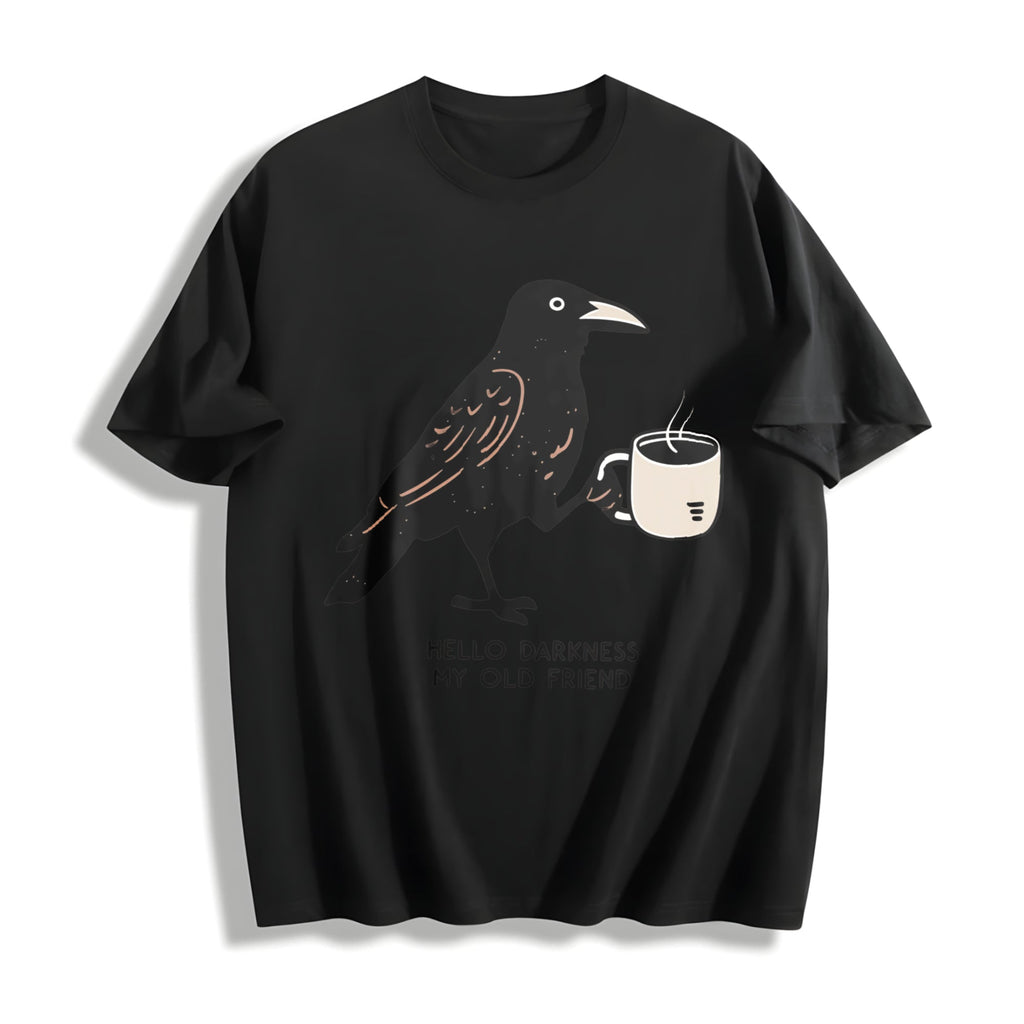 Hello Darkness My Old Friend Cotton T-Shirt product image 1