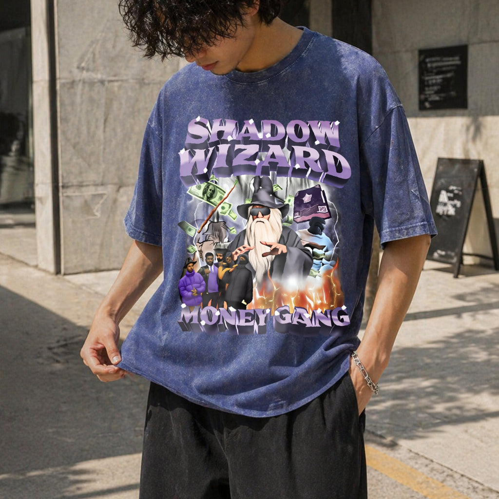 Shadow Wizard Money Gang Vintage Washed T-Shirt product image 8