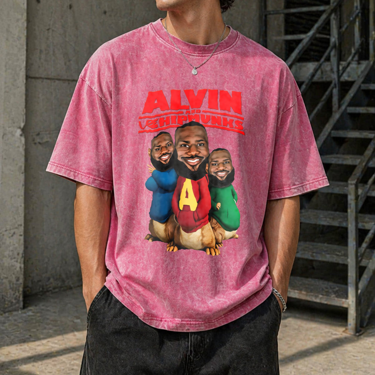 Lebron James Alvin And Chipmunks Bk-130 Vintage Washed product image 7