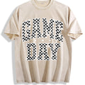 Football - Checkered With Logos Vintage Washed T-Shirt product image 1