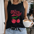 Cherry Bamb Letters & Cherry Women's Tank Top