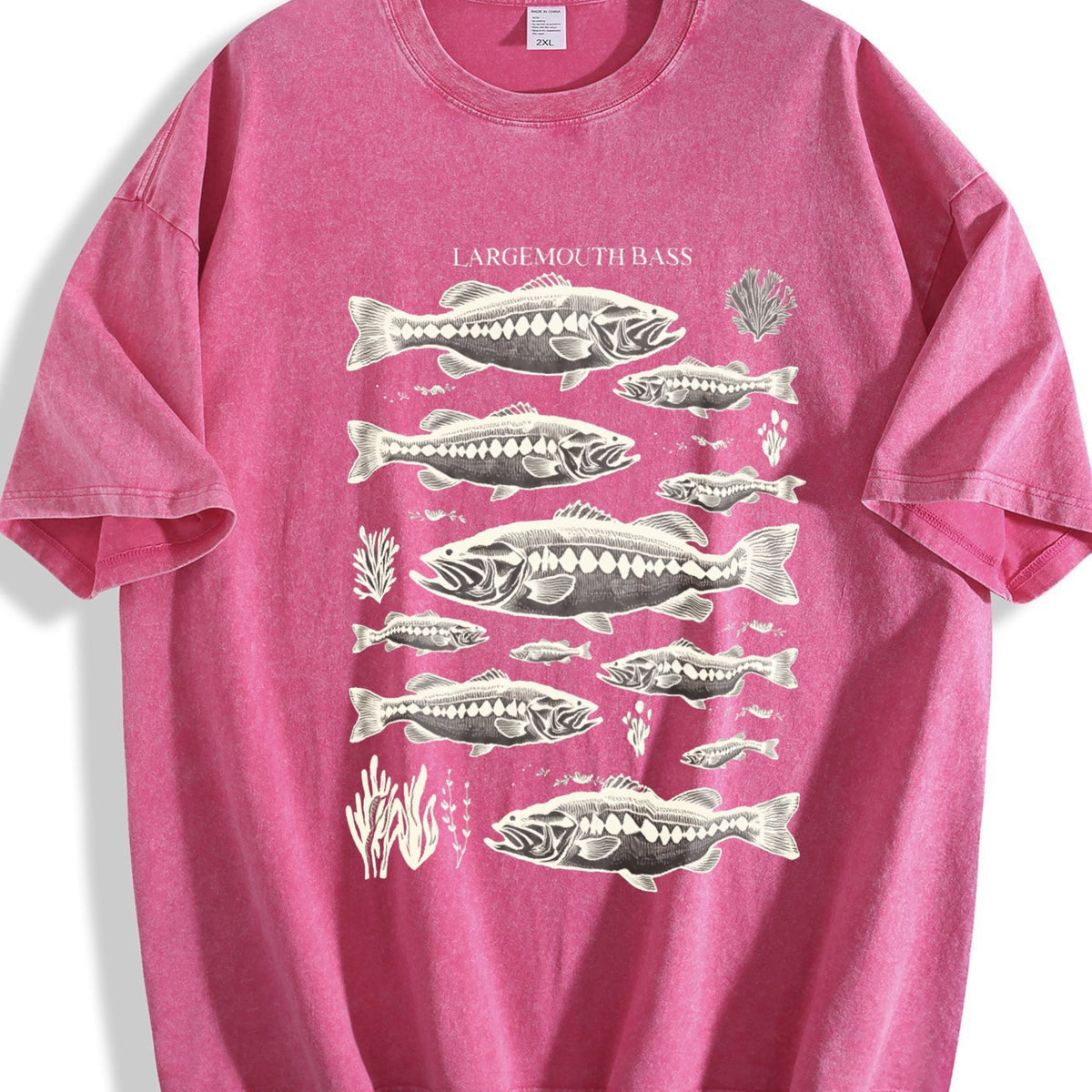 Largemouth Bass Fish 90s Vintage Washed T-Shirt product image 7