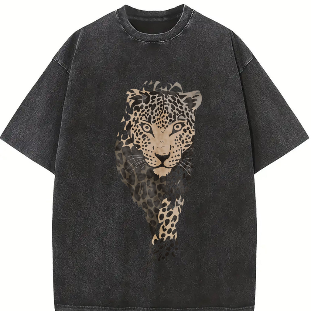 Leopard Head Vintage Washed T-Shirt product image 2