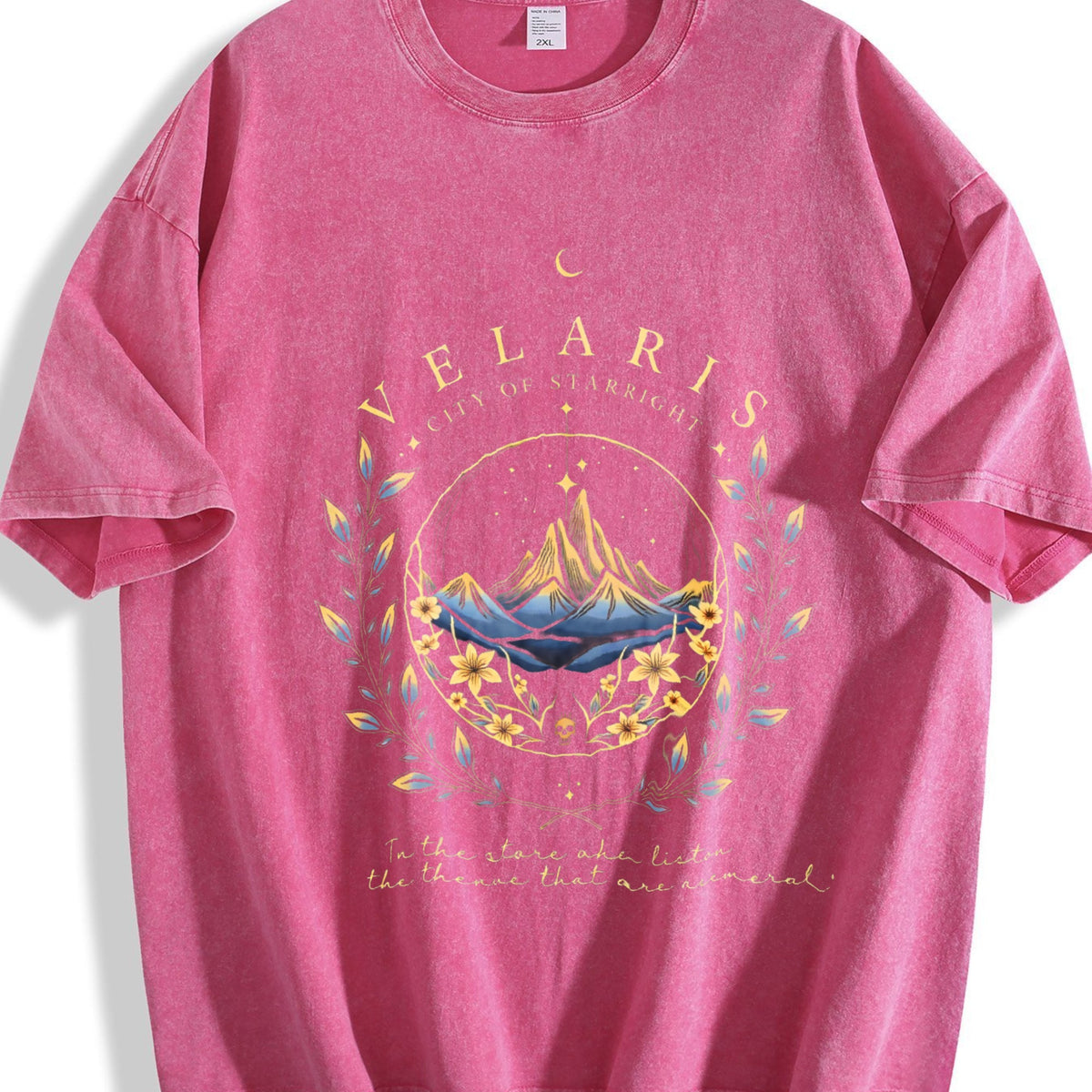 Velaris ACOTAR Vintage Washed T-Shirt product image 5