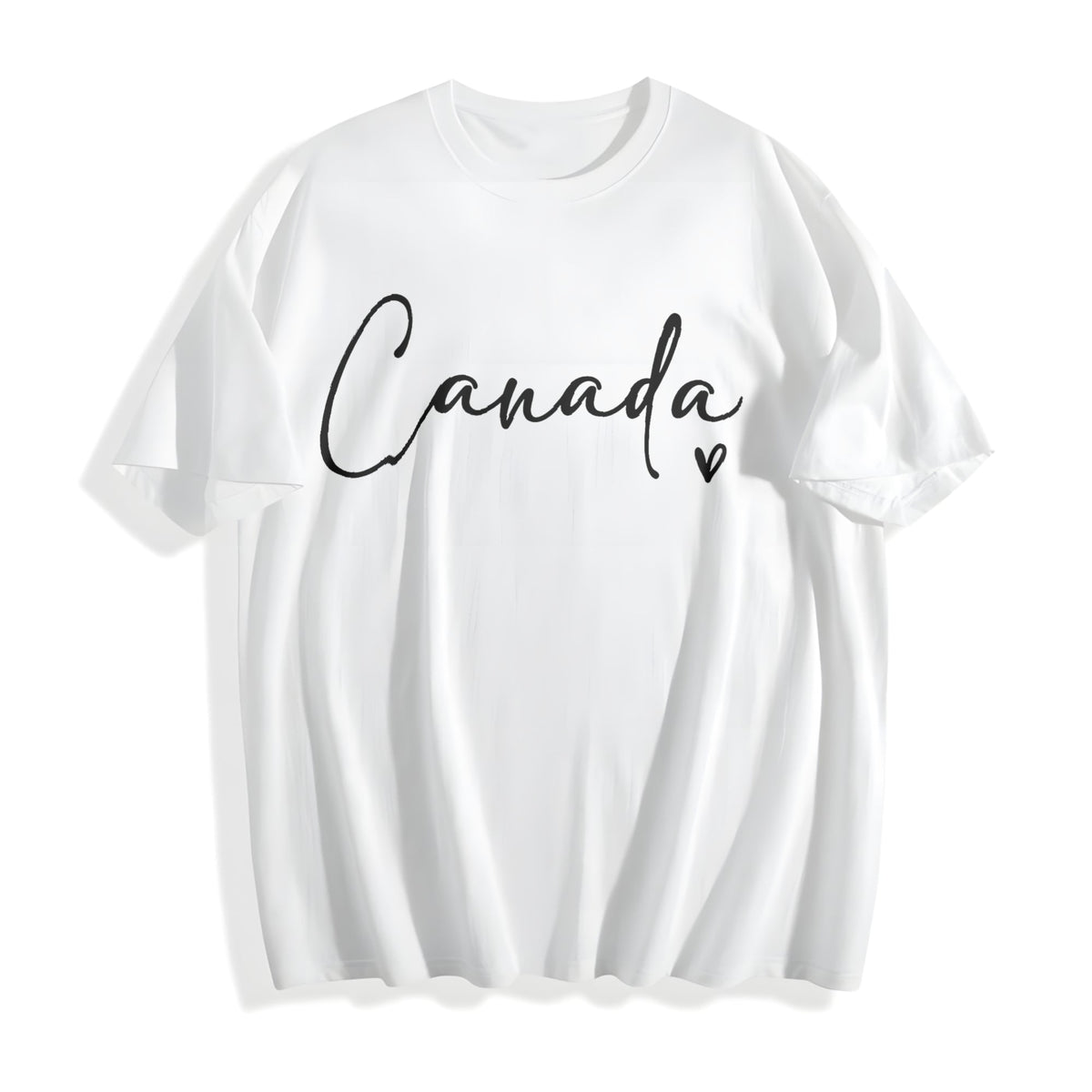 Letter Canada Summer Cotton T-Shirt product image 2
