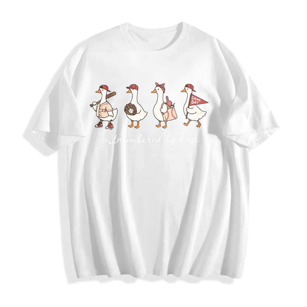 Outnumbered By Boys Cotton T-Shirt product image 2