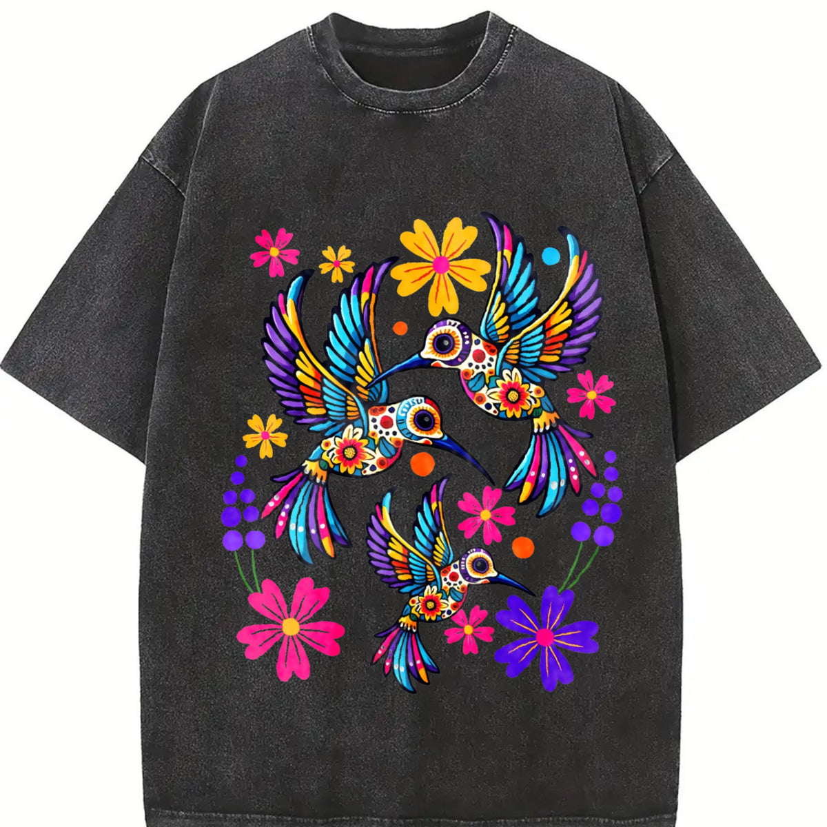 Mexican And Bohemian Vintage Washed T-Shirt product image 2