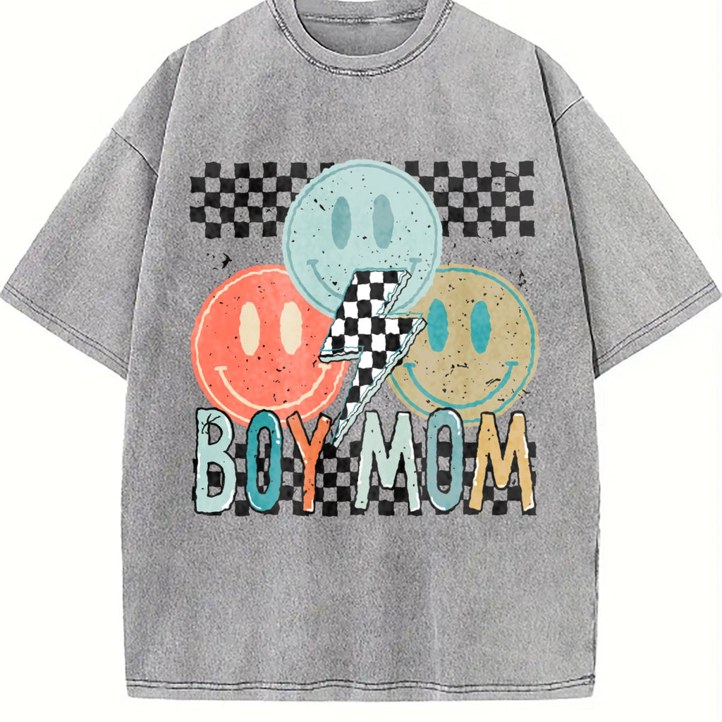 Boy Mom Vintage Washed T-Shirt product image 4