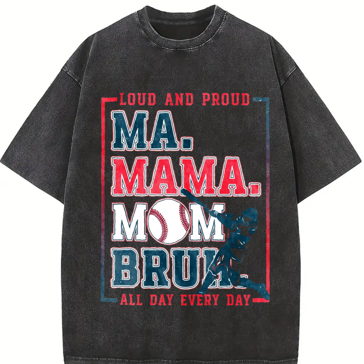 90s Mama Mommom Bru And Bat Vintage Washed T-Shirt product image 2