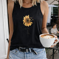 Sunflower Faith Cross Women's Tank Top