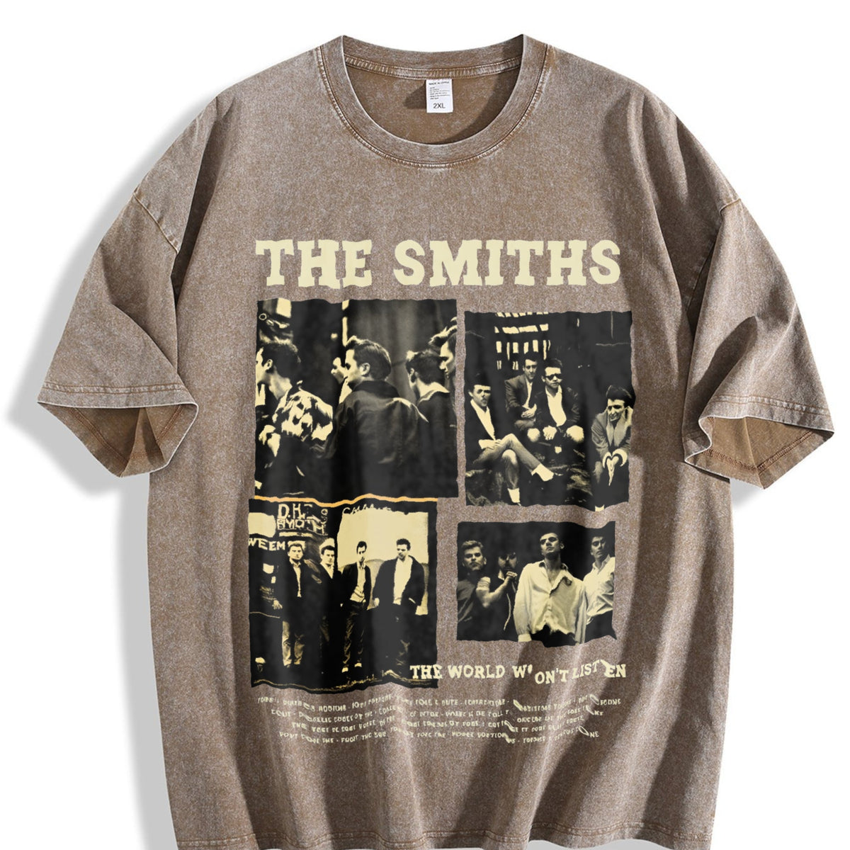 The Smiths Photo Collage Vintage Washed T-Shirt product image 3
