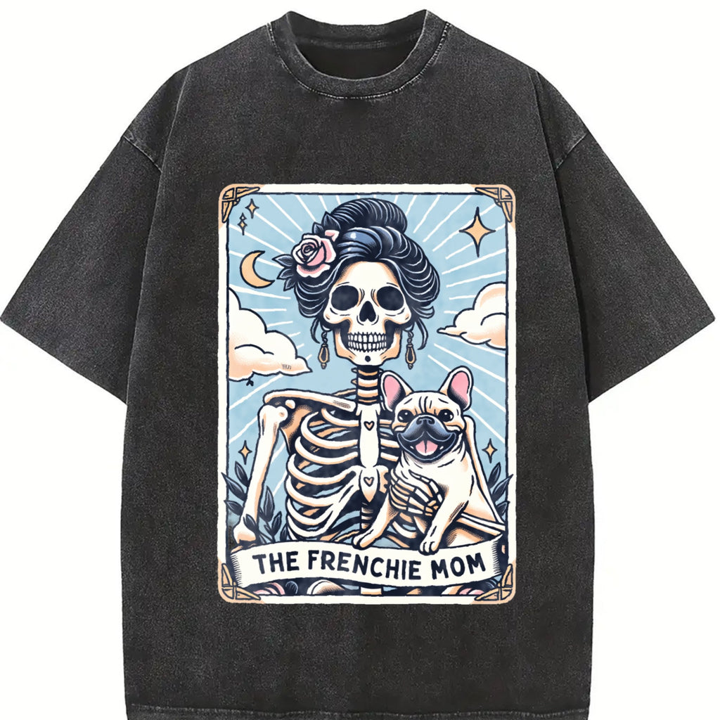 French Bulldog Vintage Washed T-Shirt product image 2