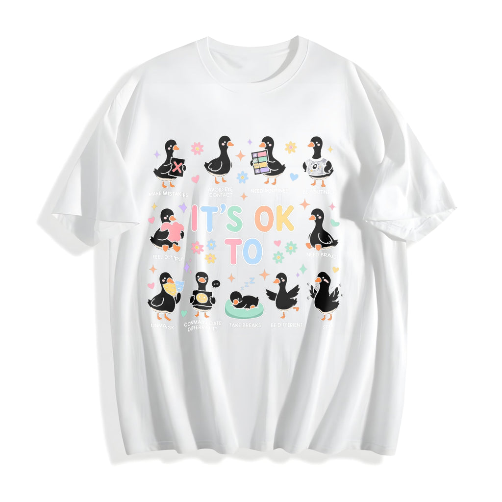 It's Ok To Be Different Cotton T-Shirt product image 2