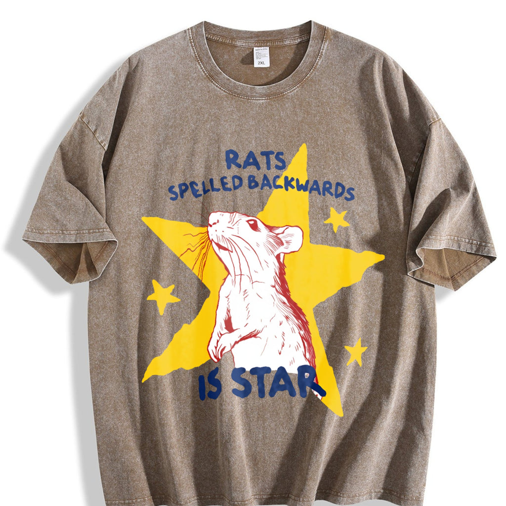 Funny Rat Pun - Meme Vintage Washed T-Shirt product image 3