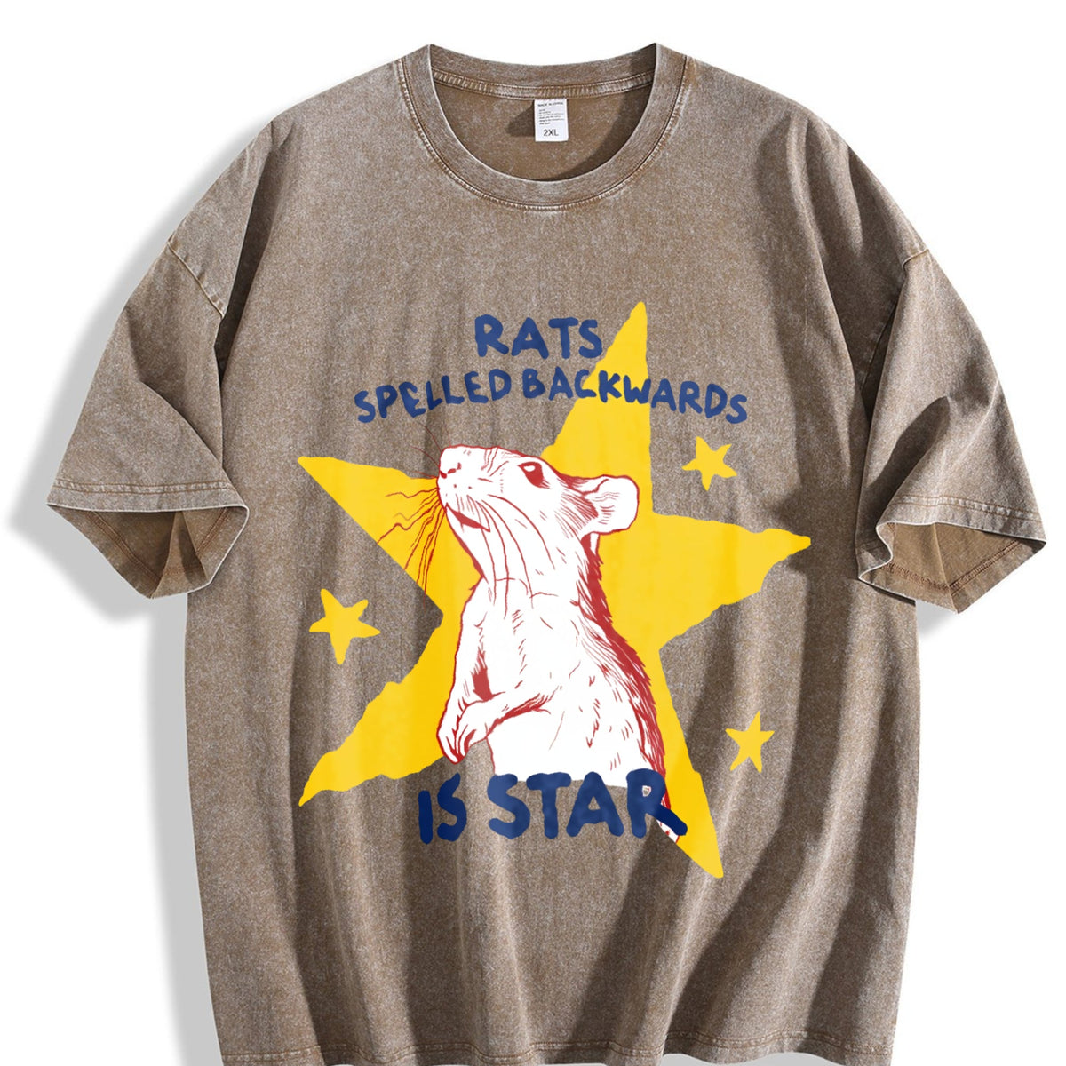 Funny Rat Pun - Meme Vintage Washed T-Shirt product image 3