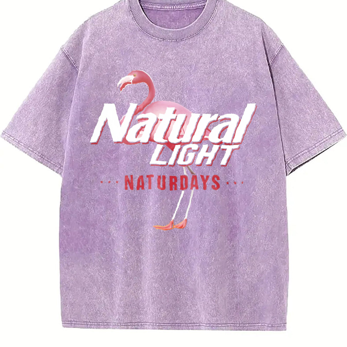 Natural Light Flamingo Vintage Washed T-Shirt product image 6