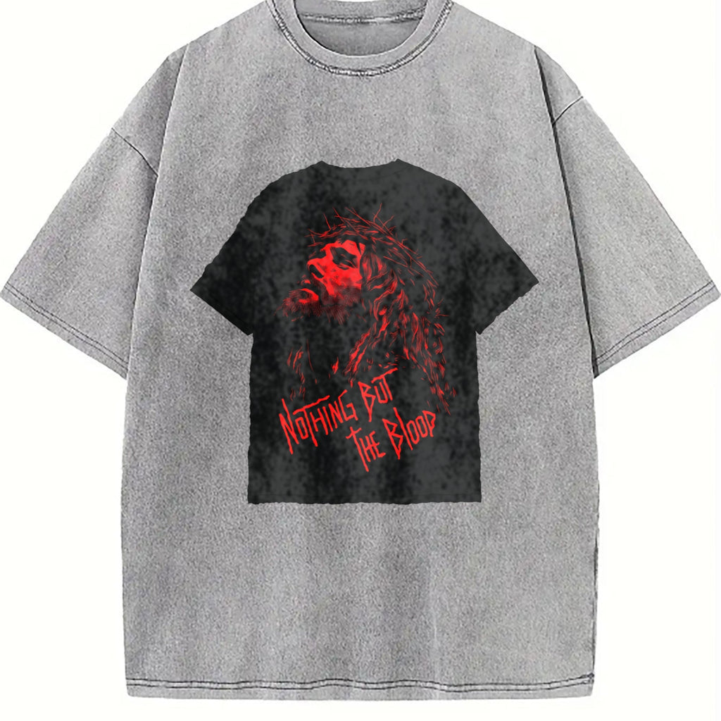 Christian Crown Of Thorns Vintage Washed T-Shirt product image 5