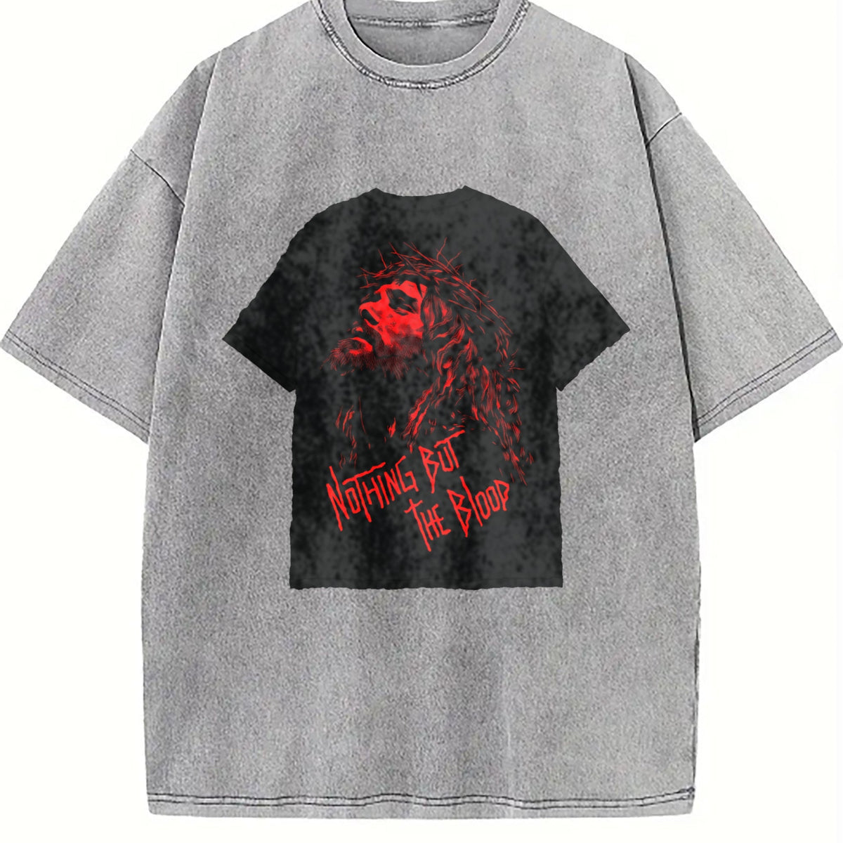 Christian Crown Of Thorns Vintage Washed T-Shirt product image 5