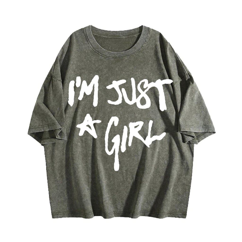 Black I'm Just A Graffiti Vintage Washed T-Shirt product image 4
