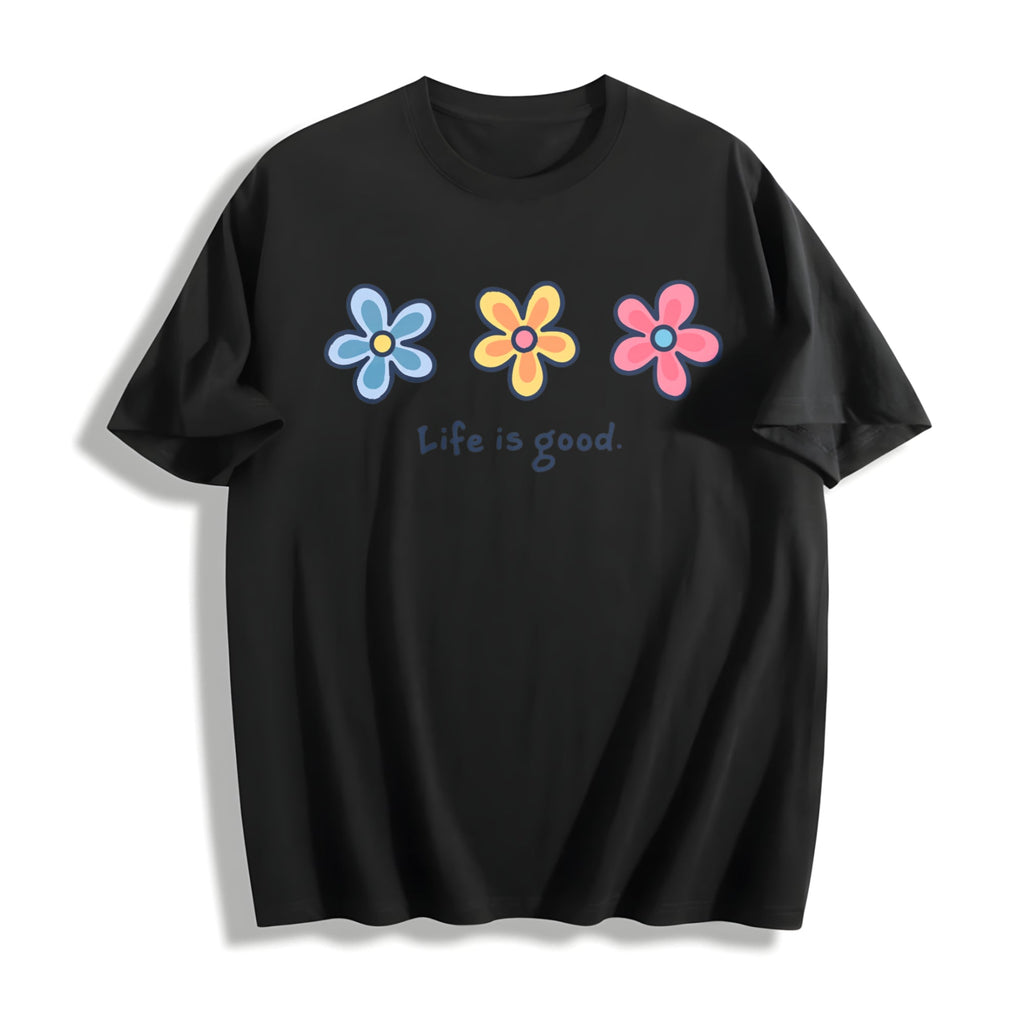 Daisy For Baggy Hip Hop Mother's Day Cotton T-Shirt product image 1