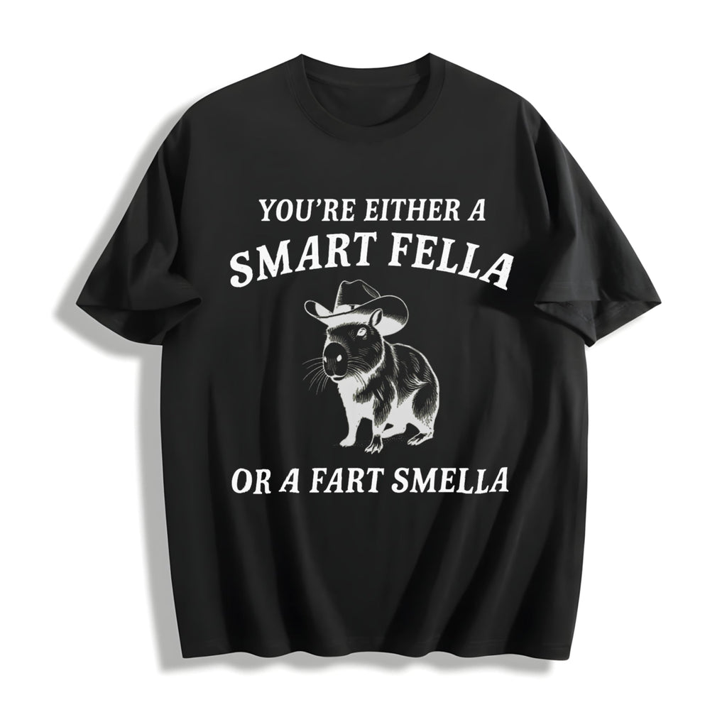 Are You A Smart Fella Cotton T-Shirt product image 1