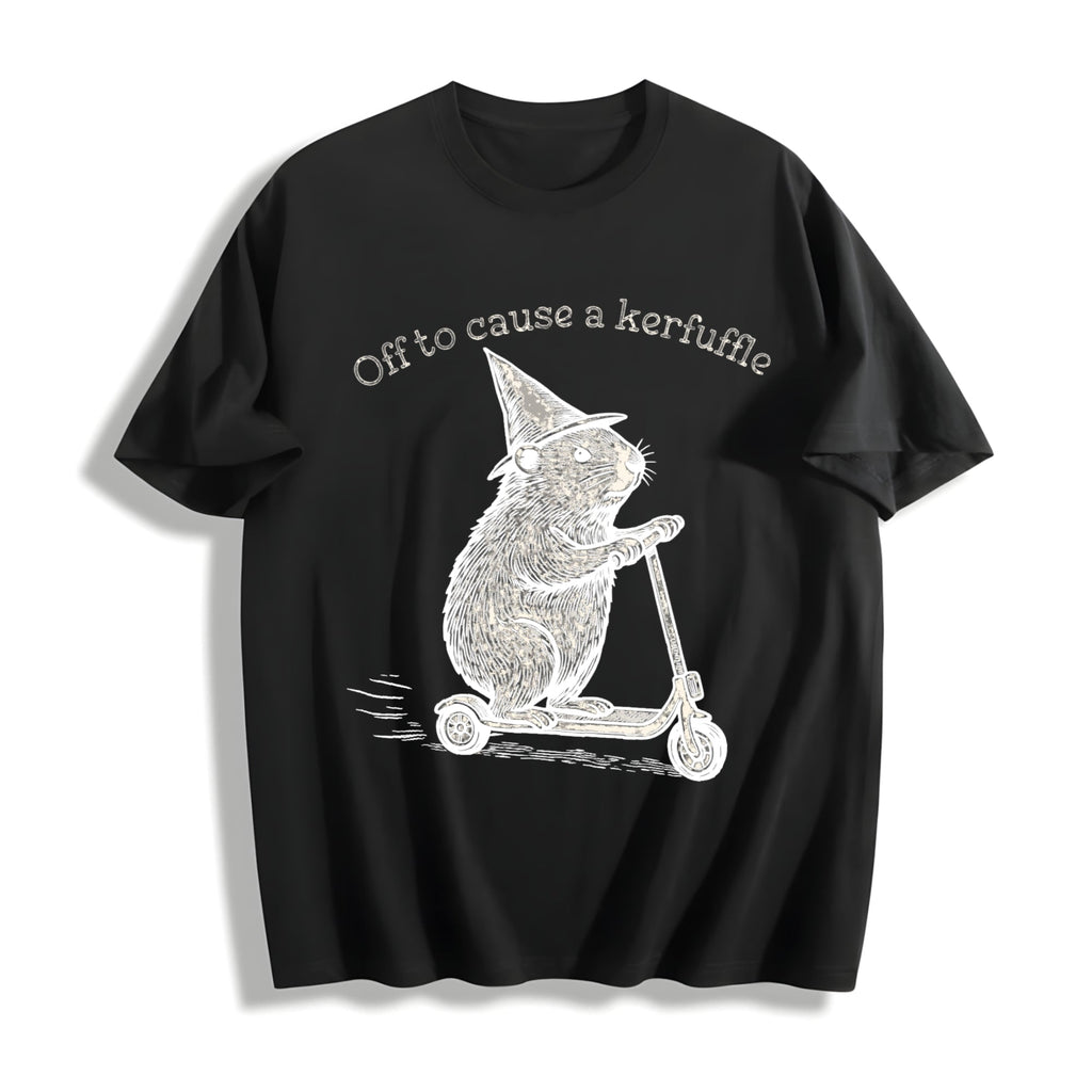 Off To Cause A Kerfuffle Funny Groundhog Scooter Silly product image 1