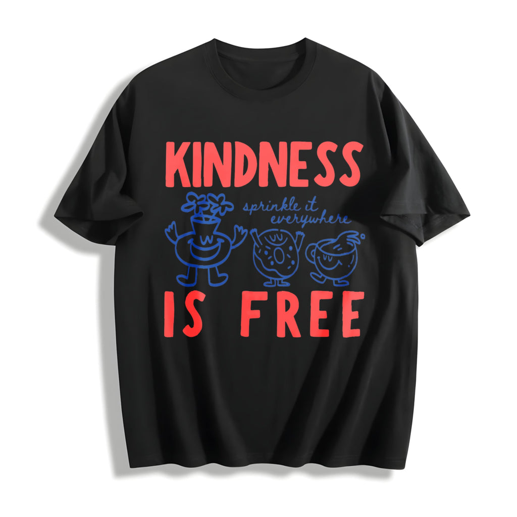 Kindness Is Free Cotton T-Shirt product image 1