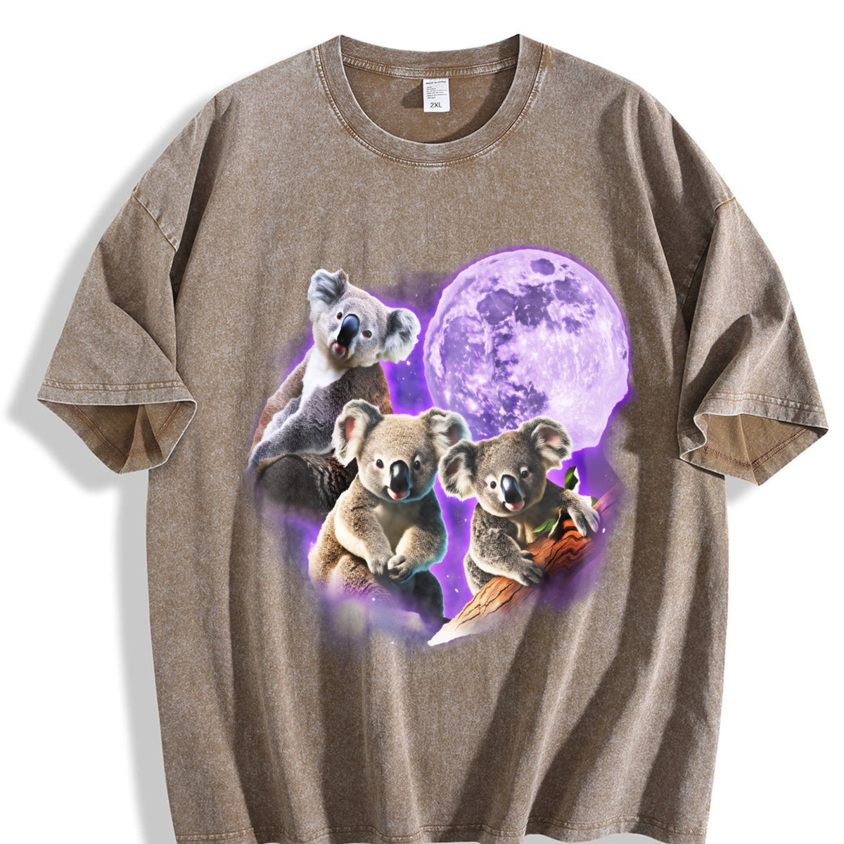 Three Koalas Vintage Washed T-Shirt product image 3