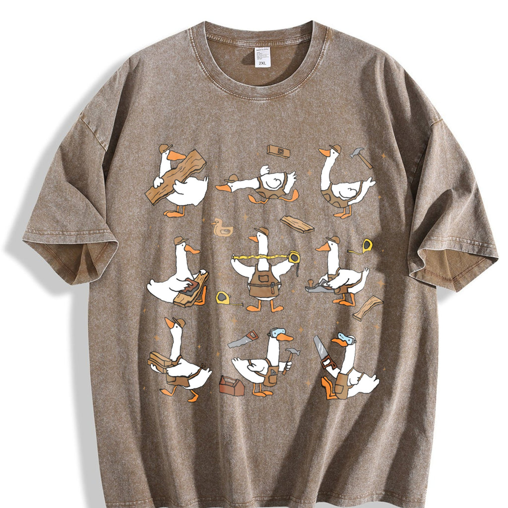 Silly Goose Woodworking Vintage Washed T-Shirt product image 3
