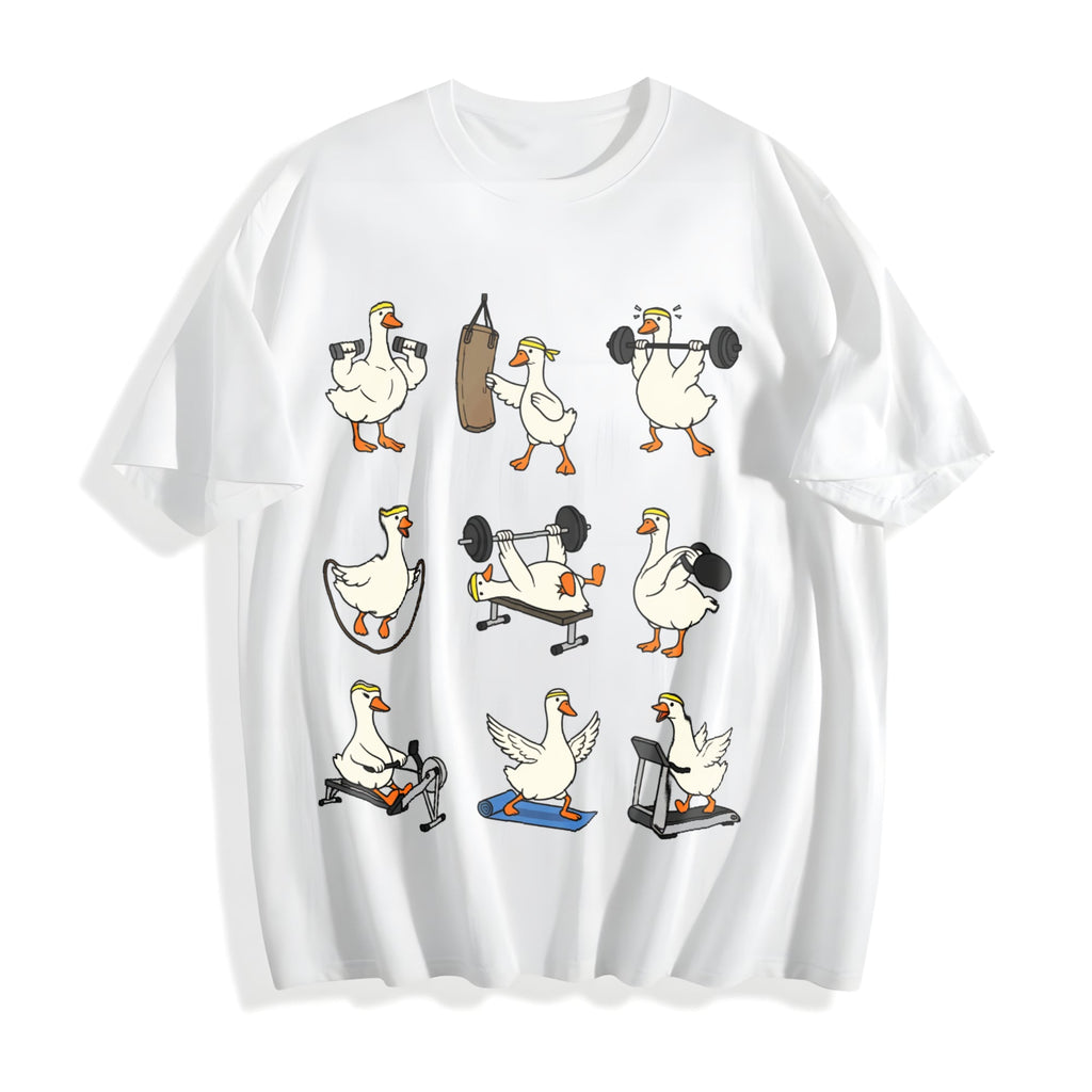 Funny Goose Workout Cotton T-Shirt product image 2