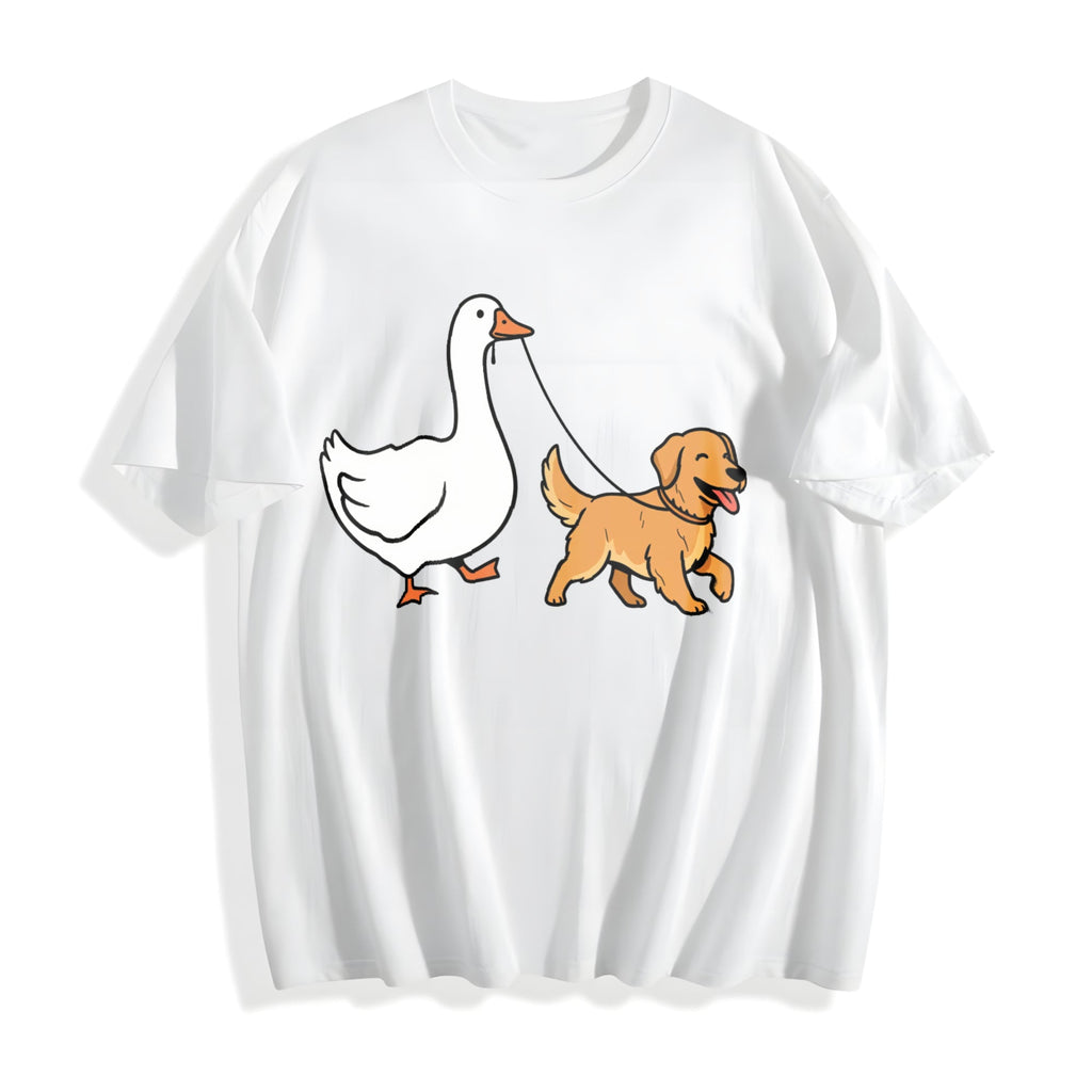 Golden Retriever Goose And Dogs Funny Mom Silly Cotton product image 2