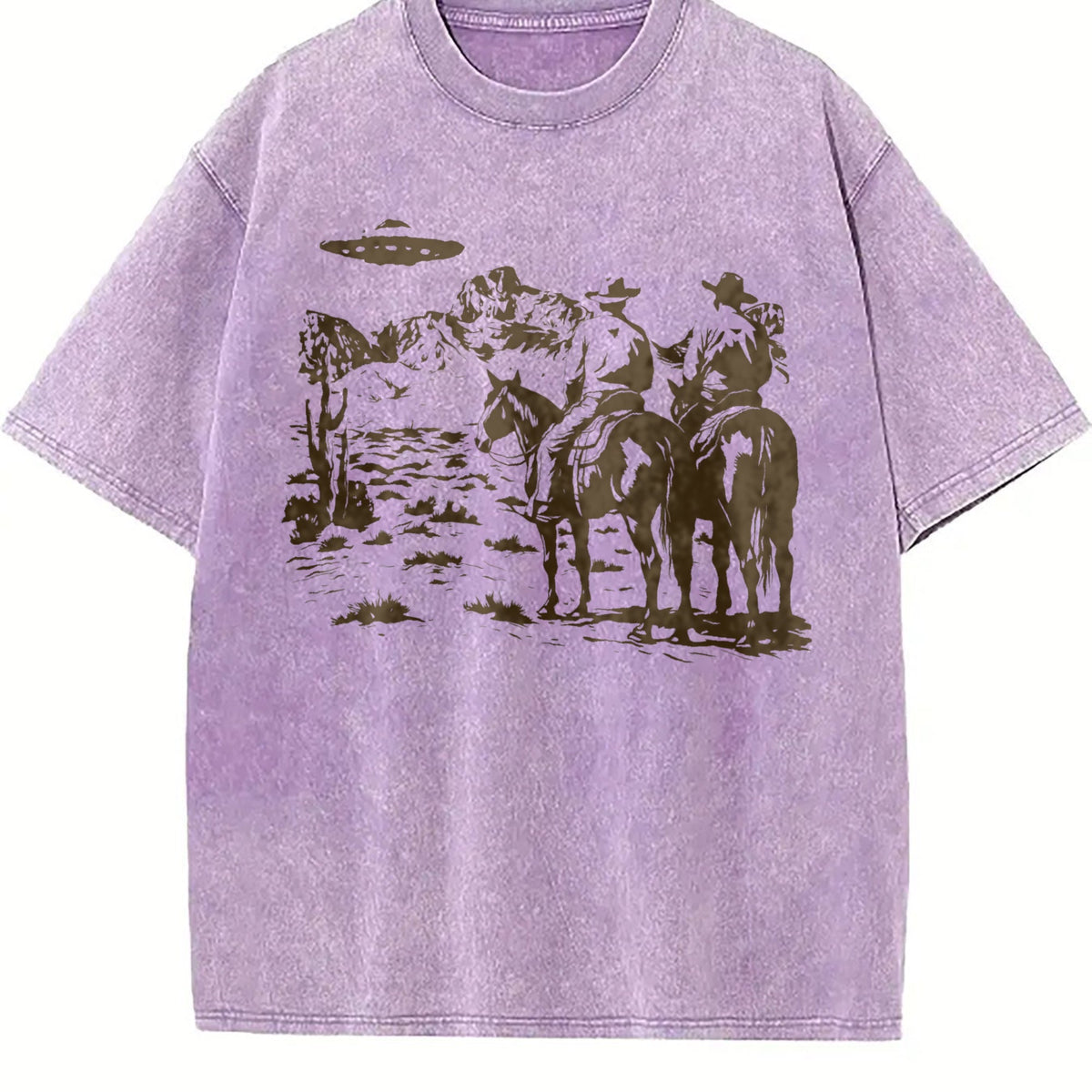 Cowboy UFO 90s Vintage Washed T-Shirt product image 6