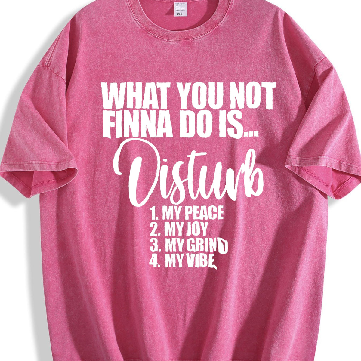 One 100 Percent Front With Bold Statement Vintage Washed product image 7