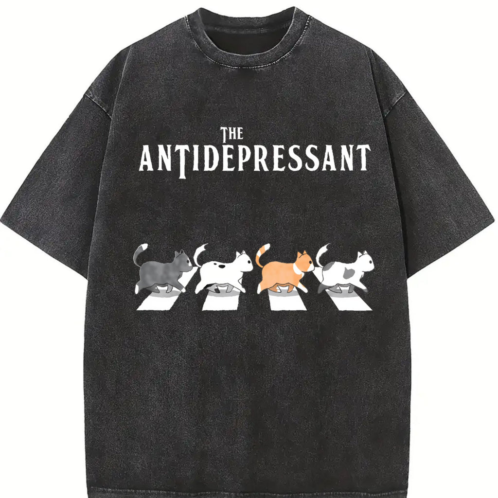 Antidepressant 8855 Vintage Washed T-Shirt product image 2