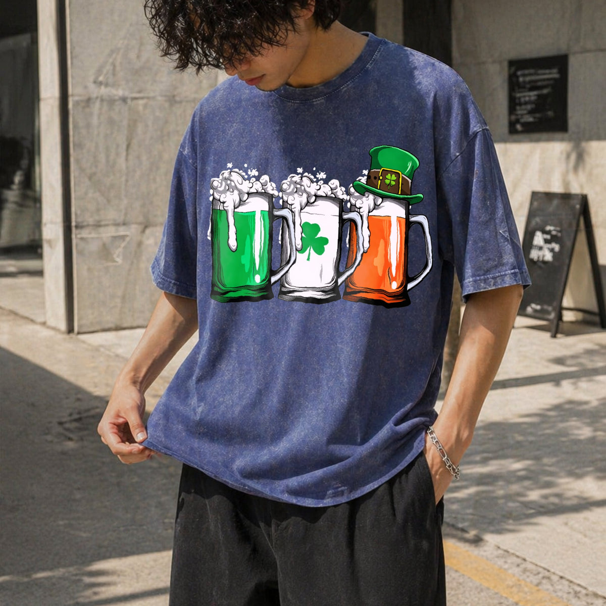 Irish Beer Ireland Flag St Patricks Day Leprechaun Vintage product image 8