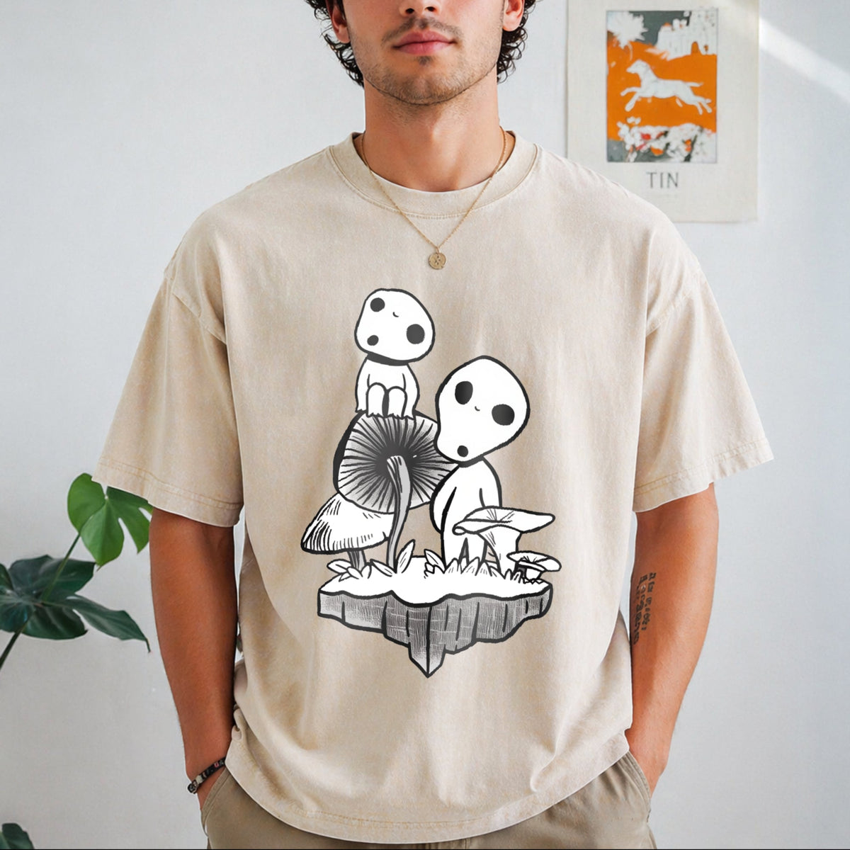 Spirited Away Studio Ghibli Vintage Washed T-Shirt product image 1