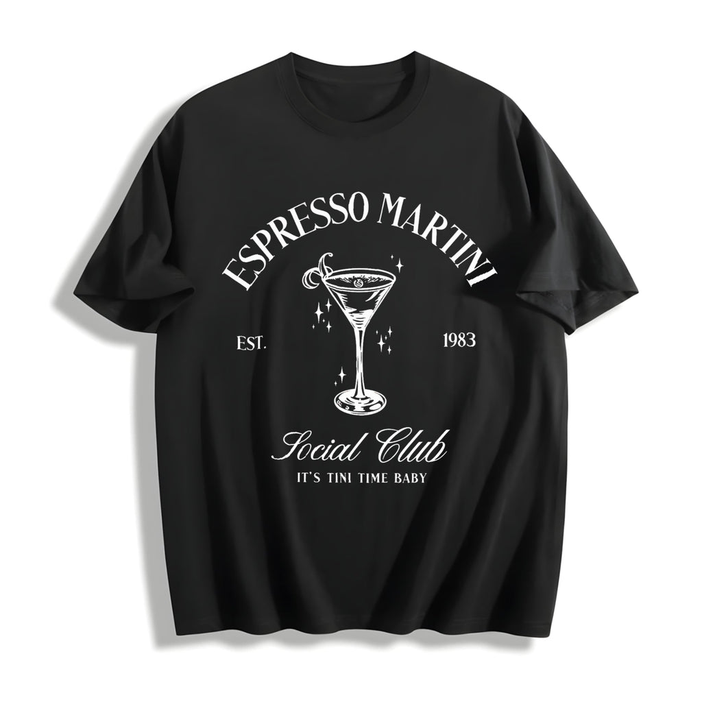 Espresso Martini Shoulder Cotton T-Shirt product image 1