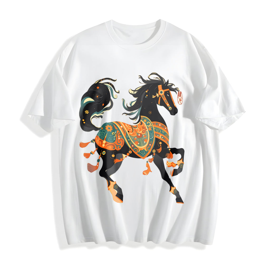 New Year's Winter Ethnic Exotic Golden Edition Black Horse product image 2