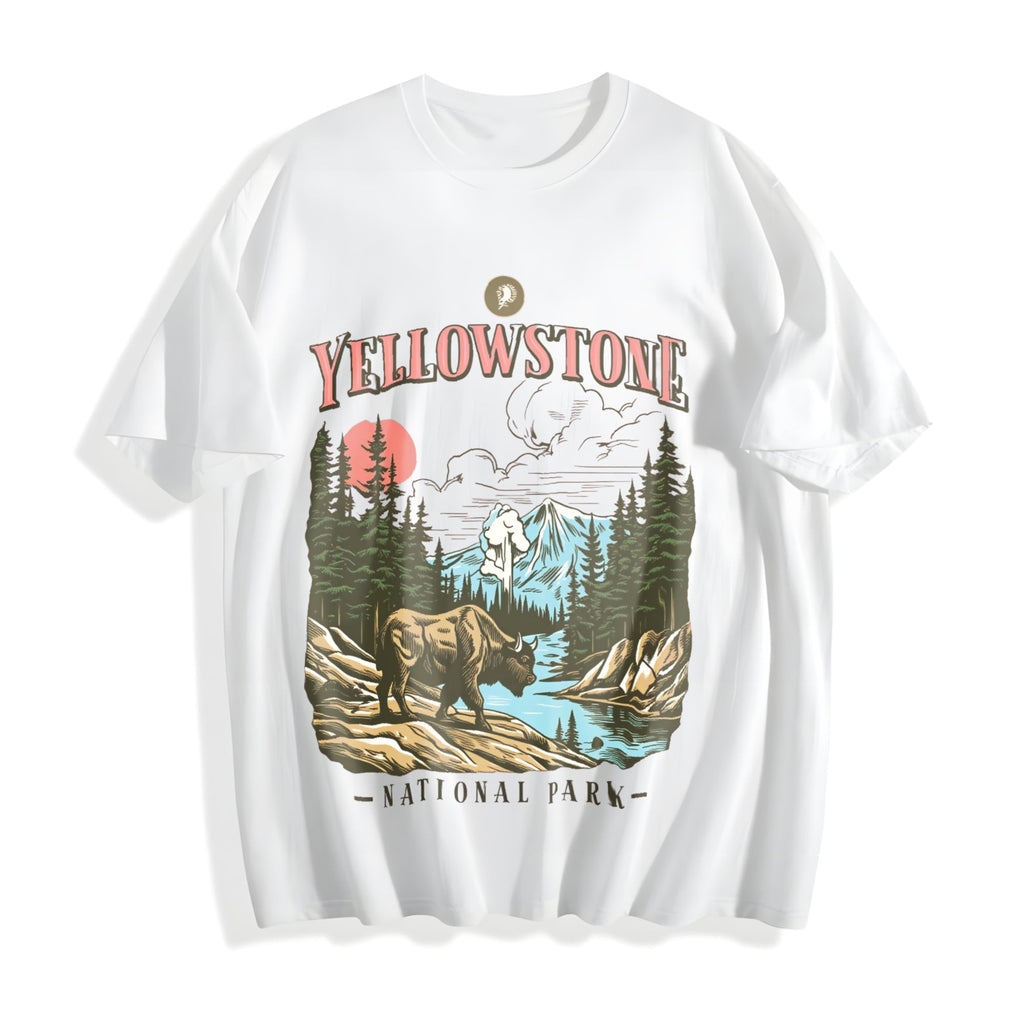 Yellowstone National Park Cotton T-Shirt product image 2