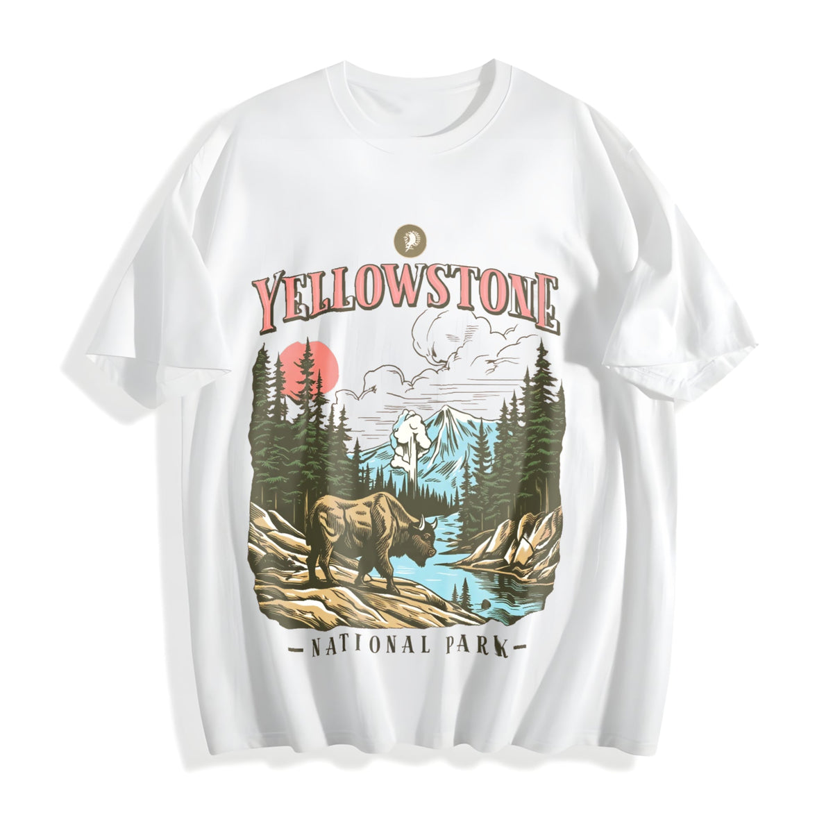 Yellowstone National Park Cotton T-Shirt product image 2