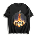 Nasa Artemis Ii Sls Rocket Launch Astronaut Silhouette Boxy product image 1