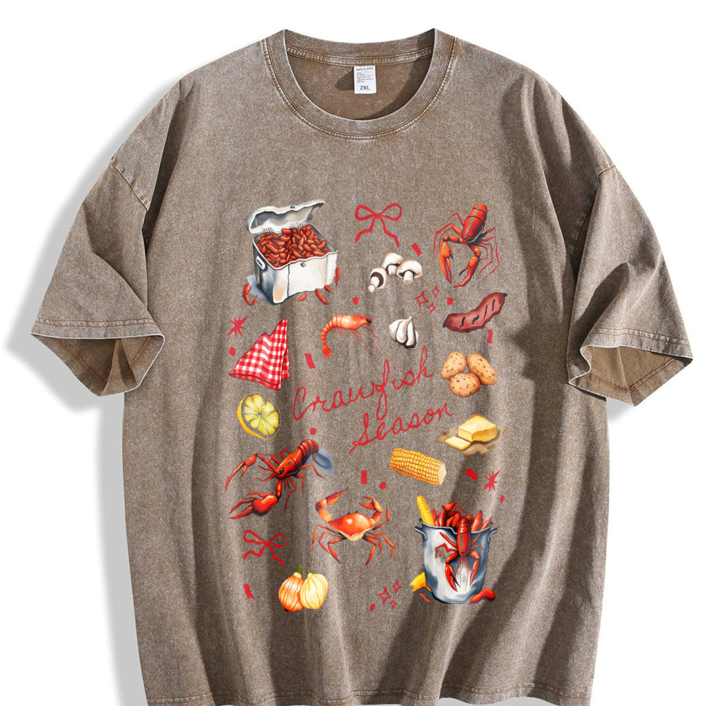 Crawfish Vintage Washed T-Shirt product image 3