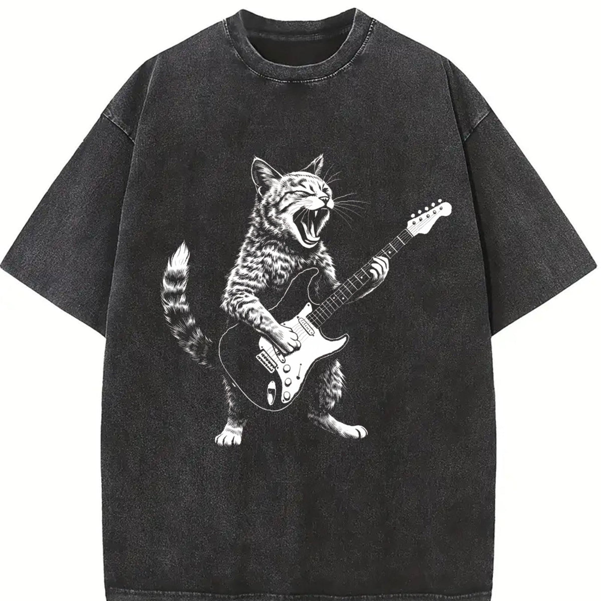 Rock Cat Vintage Washed T-Shirt product image 2