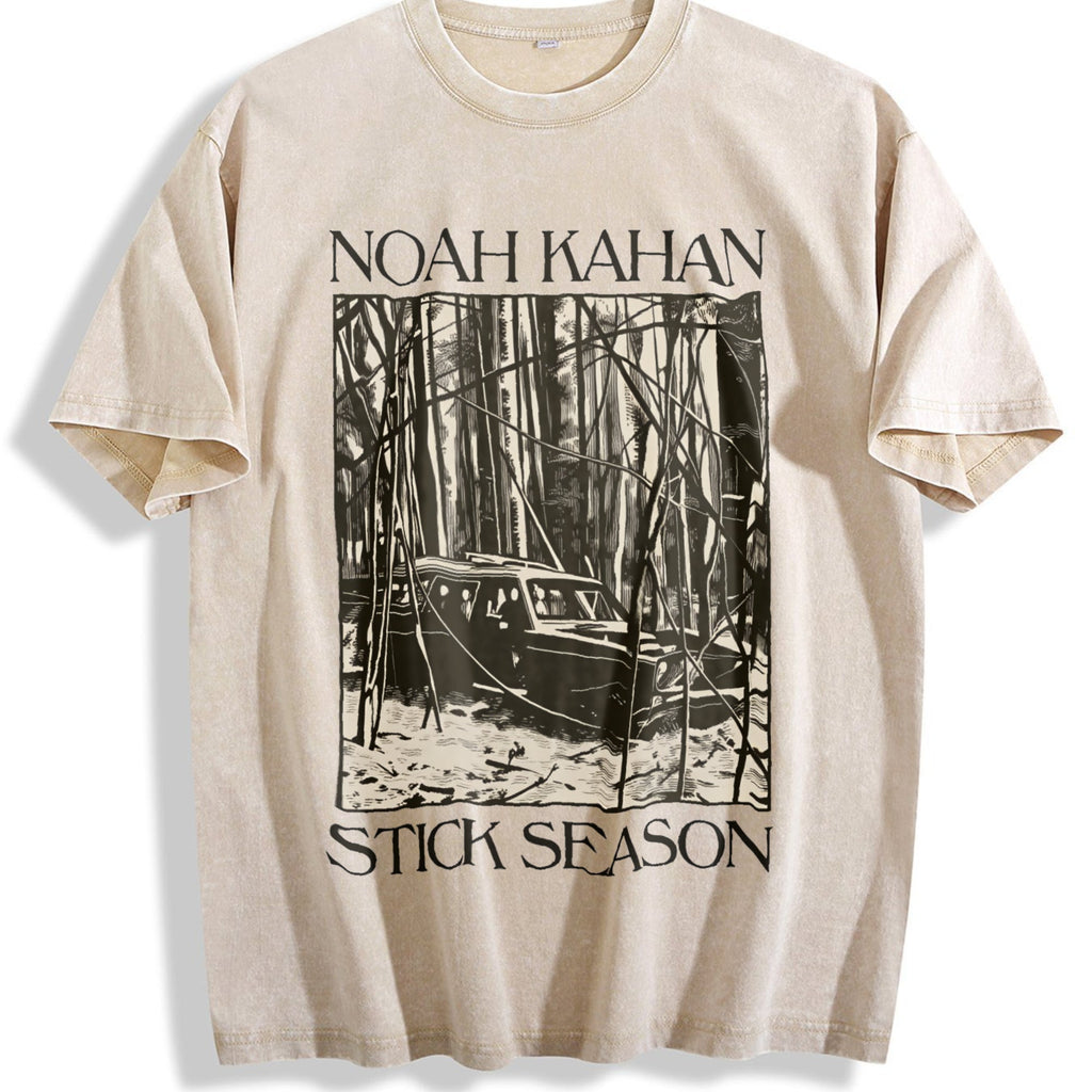 N0ah Kahannn 2 Sides Vintage Washed T-Shirt product image 1