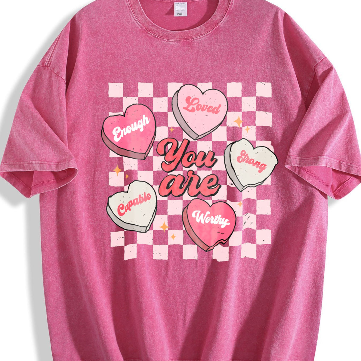 Valentine's Day Vintage Washed T-Shirt product image 7