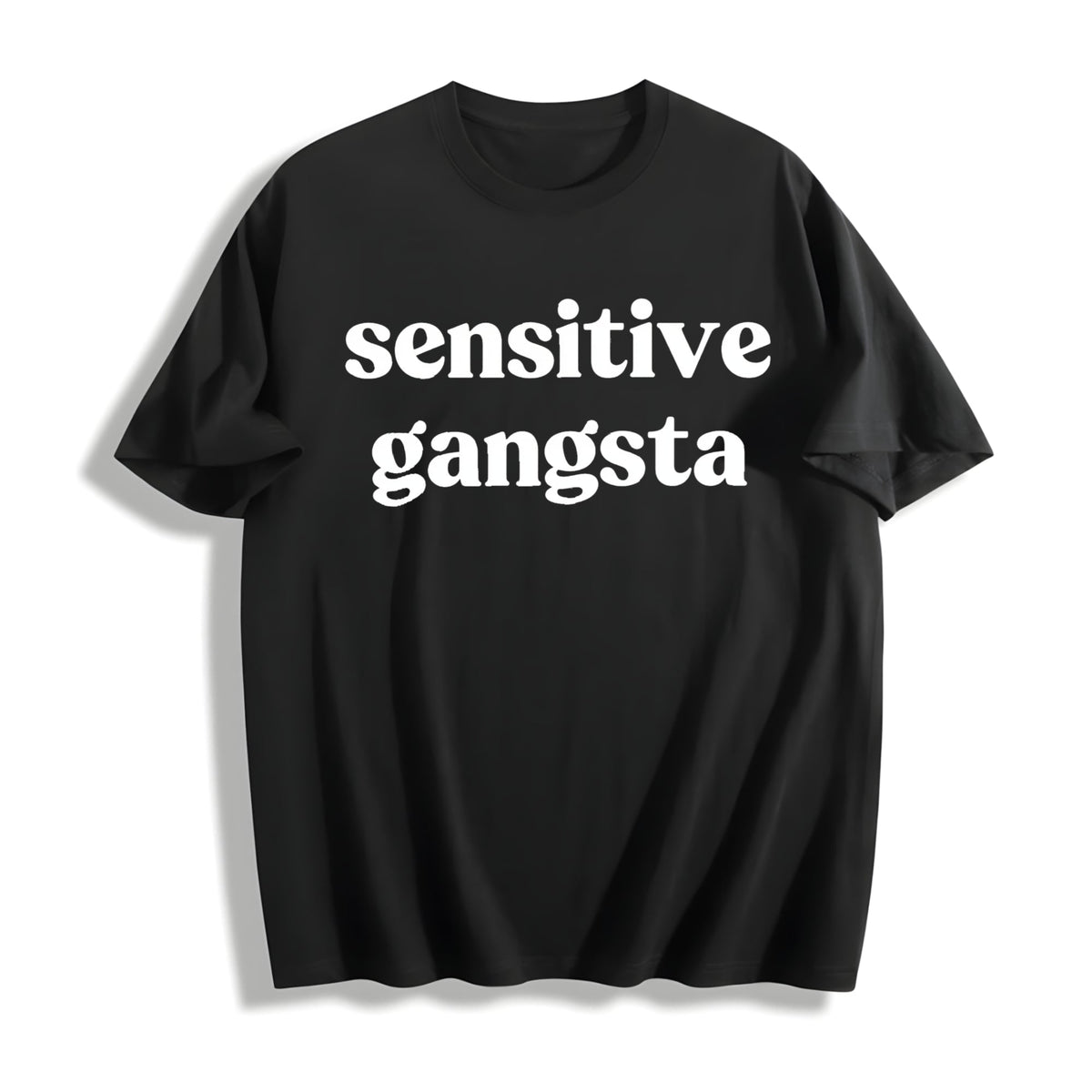 Funny Sensitive Gang Slogan - Brown With Cotton T-Shirt product image 1