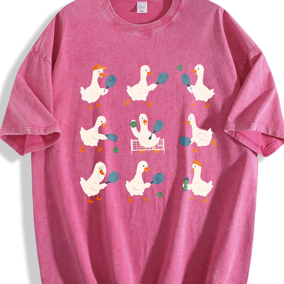 Funny Goose Pickleball Vintage Washed T-Shirt product image 5