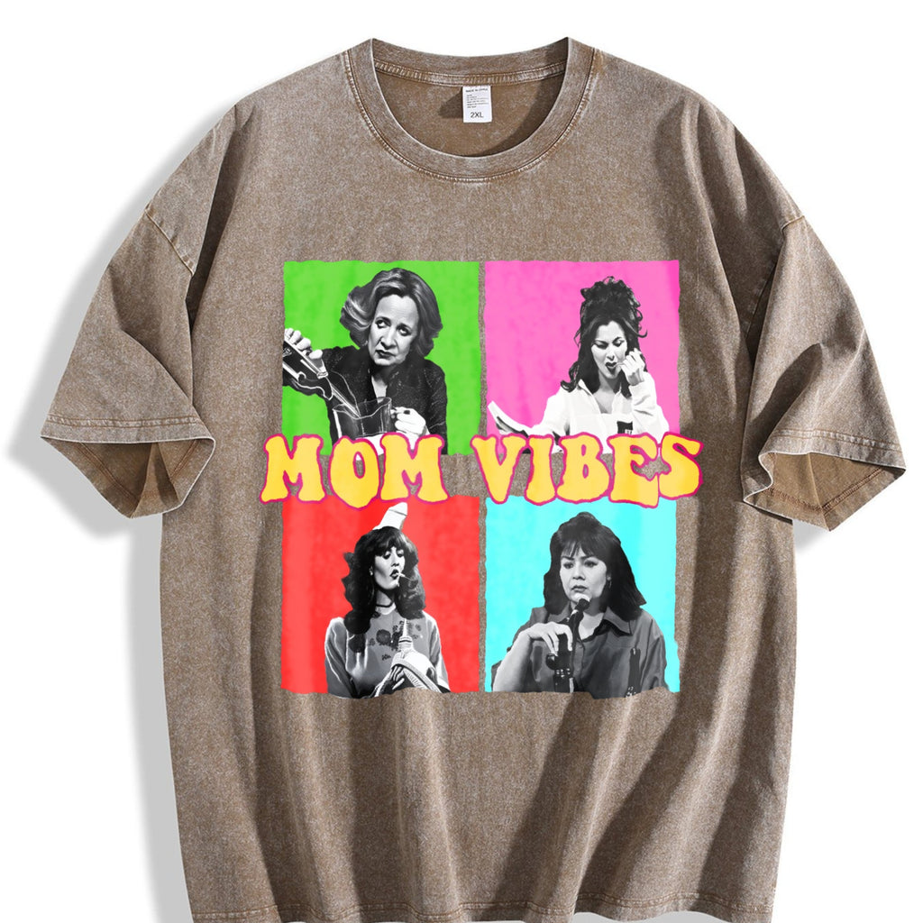 90's Mom Vibes Funny Vintage Washed T-Shirt product image 3